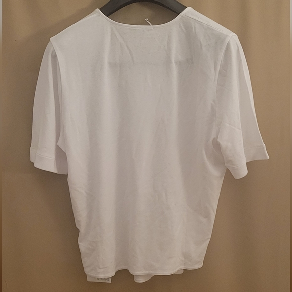 - LEMAIRE-White Scoop Neck T-Shirt - Picture 4 of 9